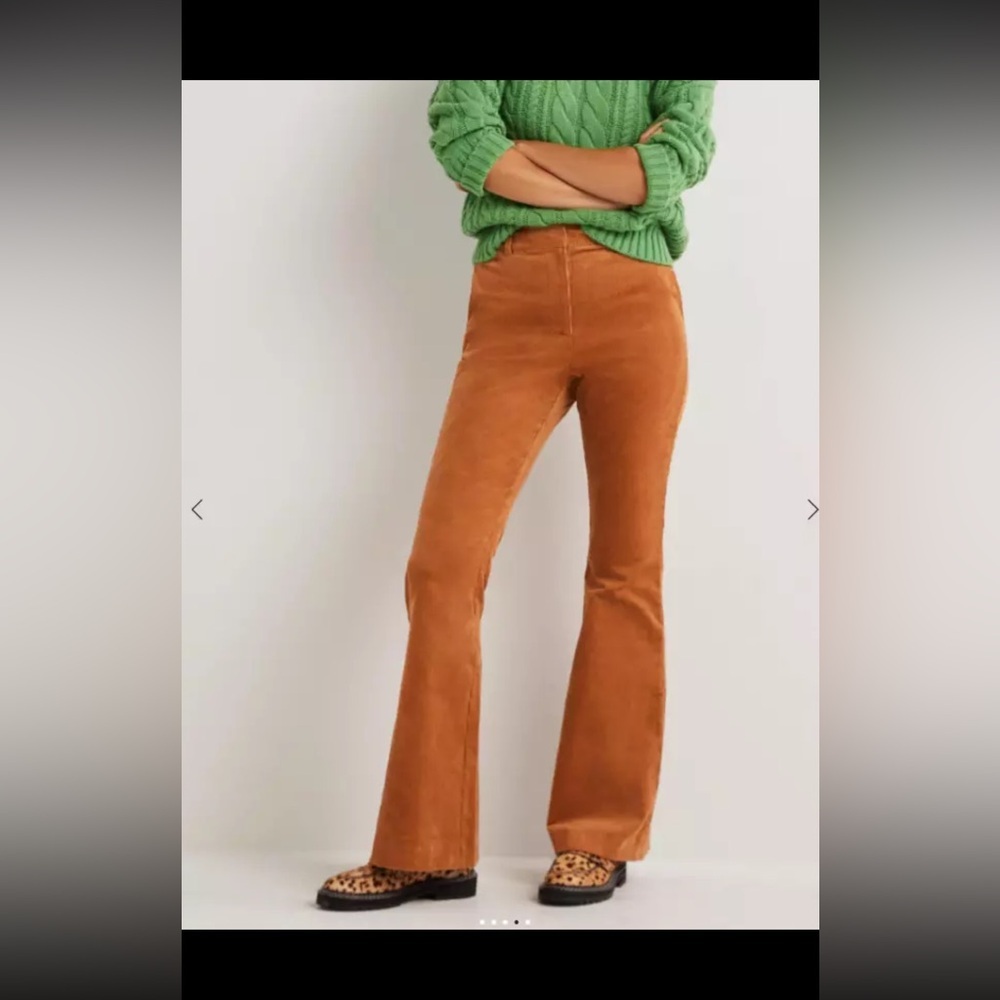 Boden Wide Leg Pants in Tan